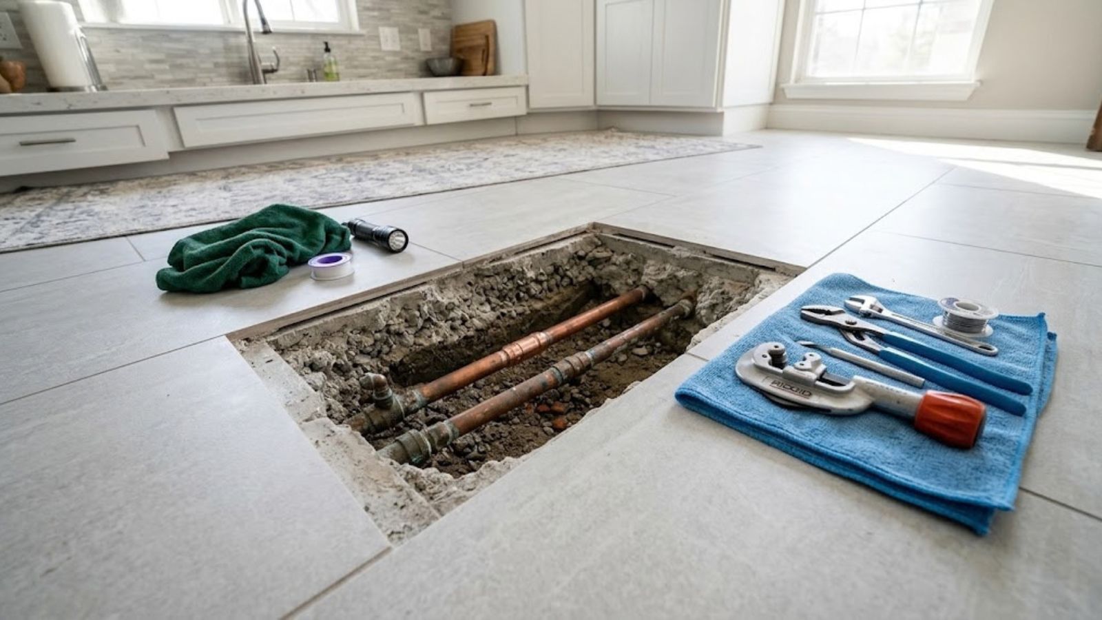 Slab Leak Repair Cost in Queen Creek, AZ
